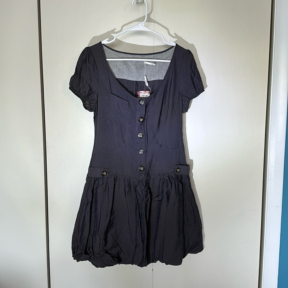 Blue Bird Navy Dress Womens Medium NWT